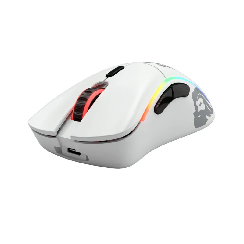 Glorious Model D Minus Wireless Matte White